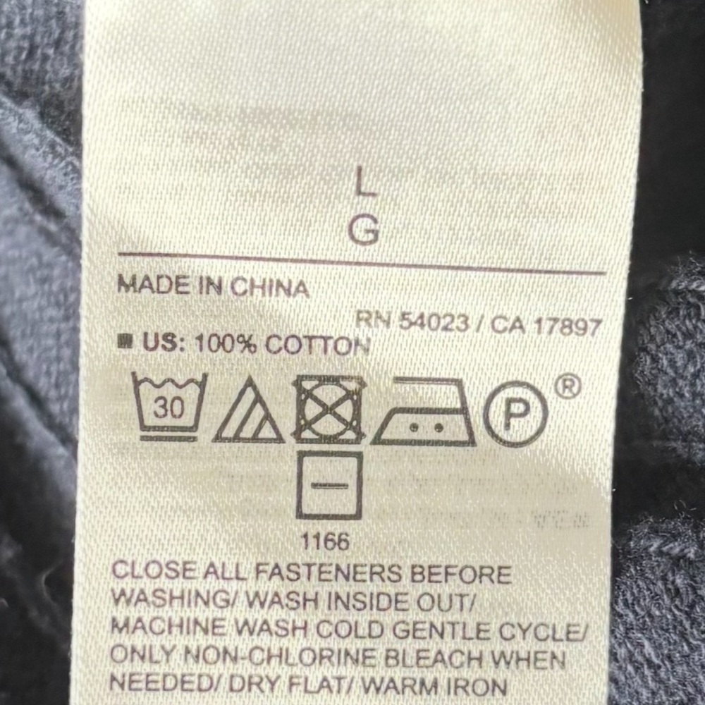 NWT Old Navy Men's Navy Blue Short Sleeve Button Down Camp Shirt Size L - Picture 7 of 9